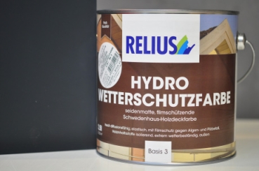 Relius Hydro Wetterschutzfarbe RAL 7016 Antrazitgrau 2,5 Ltr.